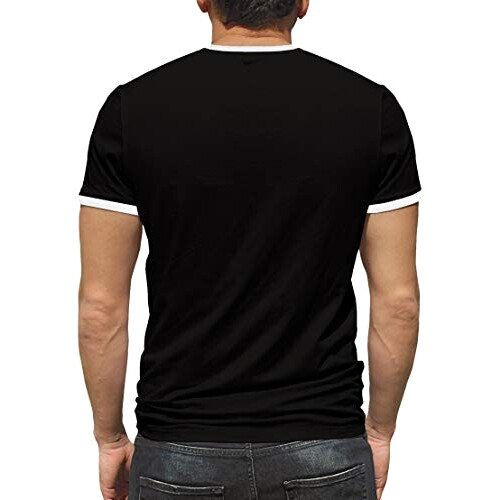 T-shirt Singe noir homme variant 0 