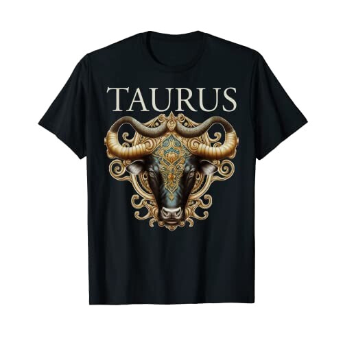 T-shirt Taureau noir homme/femme