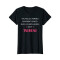 T-shirt Taureau noir femme - miniature