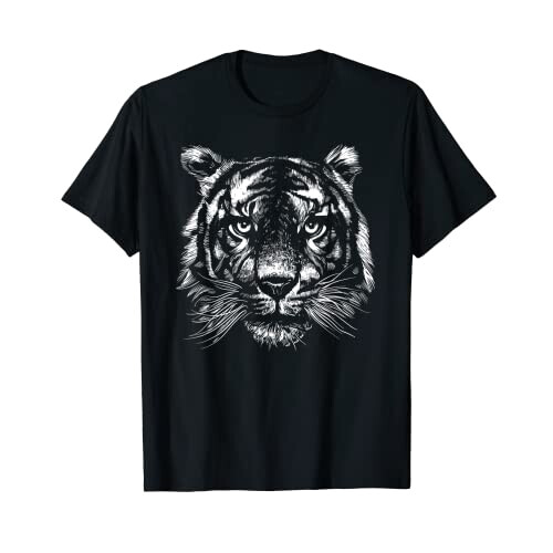 T-shirt Tigre noir homme/femme