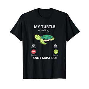 T-shirt Tortue noir homme/femme