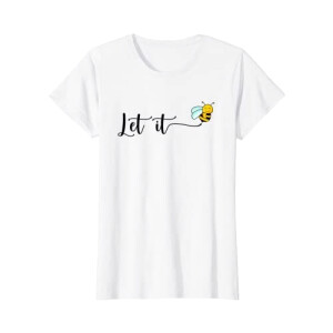 T-shirt Abeille blanc femme