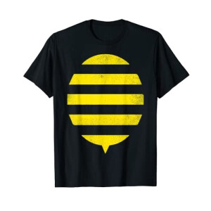 T-shirt Abeille noir fille/garçon