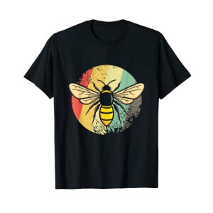 T-shirt Abeille noir homme/femme