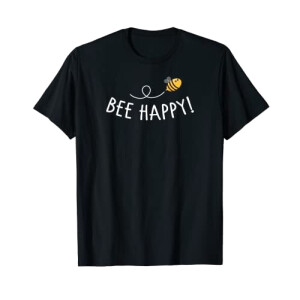 T-shirt Abeille noir homme/femme