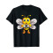 T-shirt Abeille noir fille/garçon - miniature