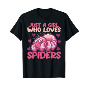 T-shirt Araignée noir homme/femme