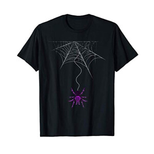 T-shirt Araignée noir homme/femme