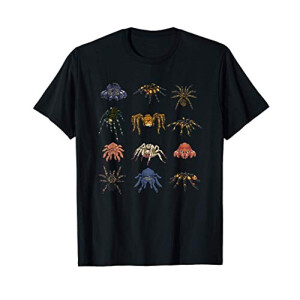 T-shirt Araignée noir homme/femme