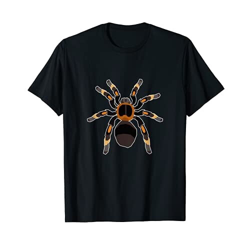 T-shirt Araignée noir homme/femme