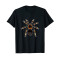T-shirt Araignée noir homme/femme - miniature