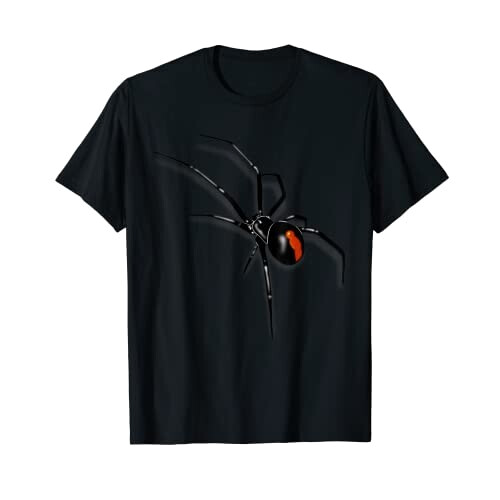 T-shirt Araignée noir homme/femme