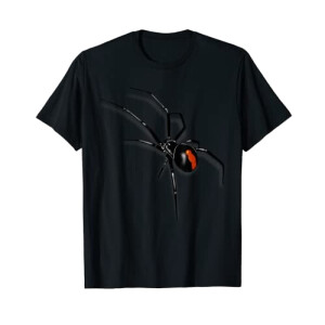 T-shirt Araignée noir homme/femme