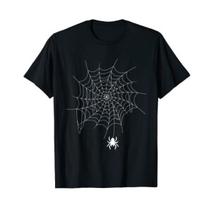 T-shirt Araignée noir homme/femme