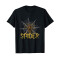 T-shirt Araignée noir homme/femme - miniature