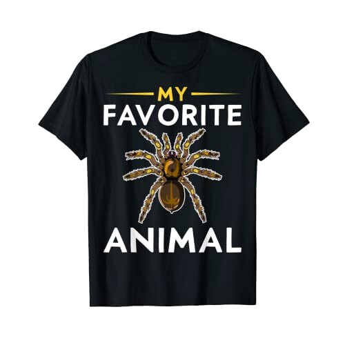 T-shirt Araignée noir homme/femme