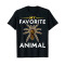 T-shirt Araignée noir homme/femme - miniature