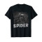 T-shirt Araignée noir homme/femme - miniature
