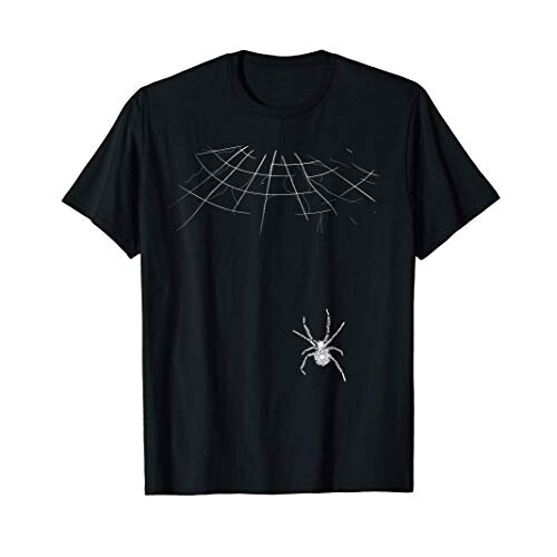 T-shirt Araignée noir homme/femme