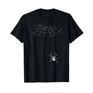 T-shirt Araignée noir homme/femme