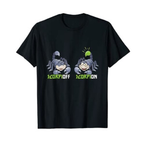 T-shirt Araignée noir homme/femme