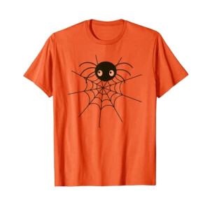 T-shirt Araignée orange homme/femme