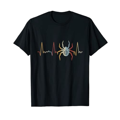 T-shirt Araignée noir homme/femme