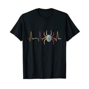 T-shirt Araignée noir homme/femme