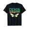 T-shirt Cigale noir homme/femme - miniature