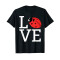 T-shirt Coccinelle noir homme/femme - miniature