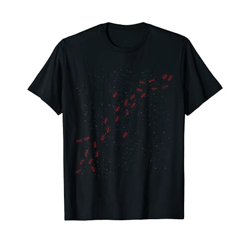 T-shirt Fourmi noir homme/femme