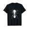 T-shirt Fourmi noir homme/femme - miniature