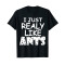 T-shirt Fourmi noir homme/femme - miniature