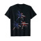 T-shirt Libellule noir homme/femme - miniature