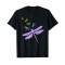 T-shirt Libellule noir homme/femme - miniature