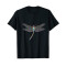 T-shirt Libellule noir homme/femme - miniature