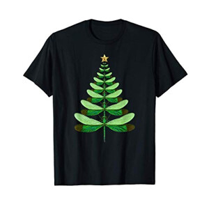 T-shirt Libellule noir homme/femme