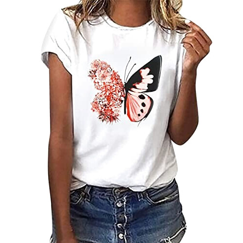 T-shirt Papillon femme