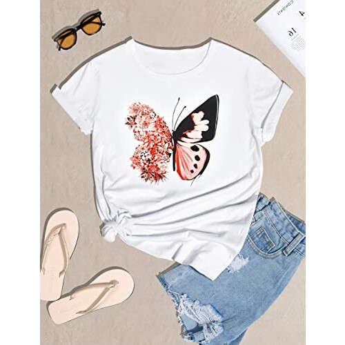 T-shirt Papillon femme variant 1 