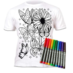 T-shirt Papillon blanc homme/femme