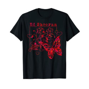 T-shirt Papillon noir homme/femme