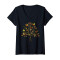 T-shirt Papillon gris col en v femme - miniature