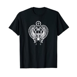 T-shirt Scarabée noir homme/femme