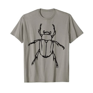 T-shirt Scarabée gris homme/femme