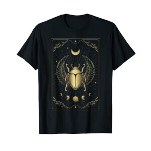 T-shirt Scarabée noir homme/femme