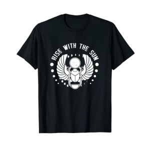 T-shirt Scarabée noir homme/femme