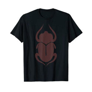 T-shirt Scarabée noir homme/femme