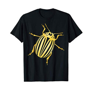 T-shirt Scarabée noir homme/femme