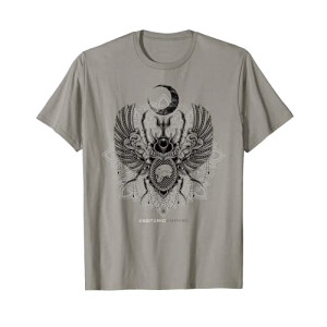 T-shirt Scarabée gris homme/femme