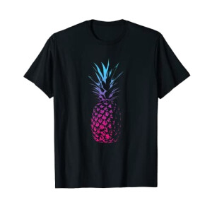 T-shirt Ananas noir homme/femme